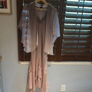 Elegant Pink Pleated Dress purchased at Nordstrom.